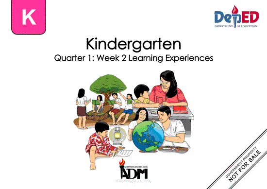 Week 2 Learning Experiences (Kinder Module)