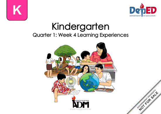 Week 4 Learning Experiences (Kinder Module)
