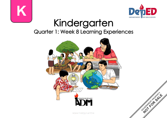 Week 8 Learning Experiences (Kinder Module)