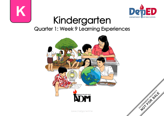 Week 9 Learning Experiences (Kinder Module)